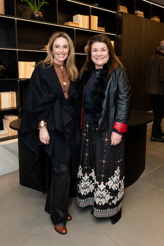 Graziella Hecher e Ângela Becker (Andréa Graiz/Holofote)