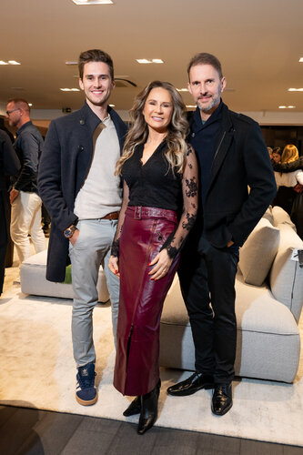 Eduardo, Andrea e Gilberto Feine